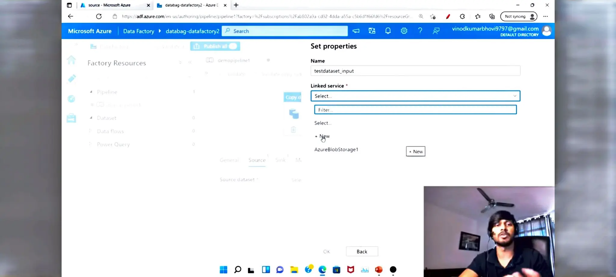 Azure Data factory notes for beginners in ETL