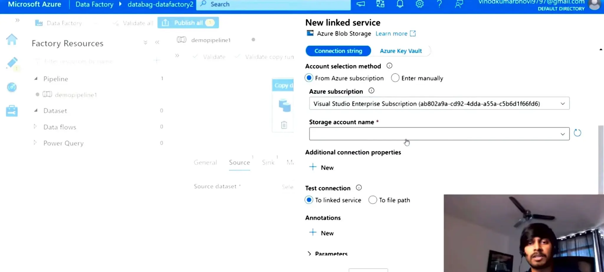 Azure Data factory notes for beginners in ETL