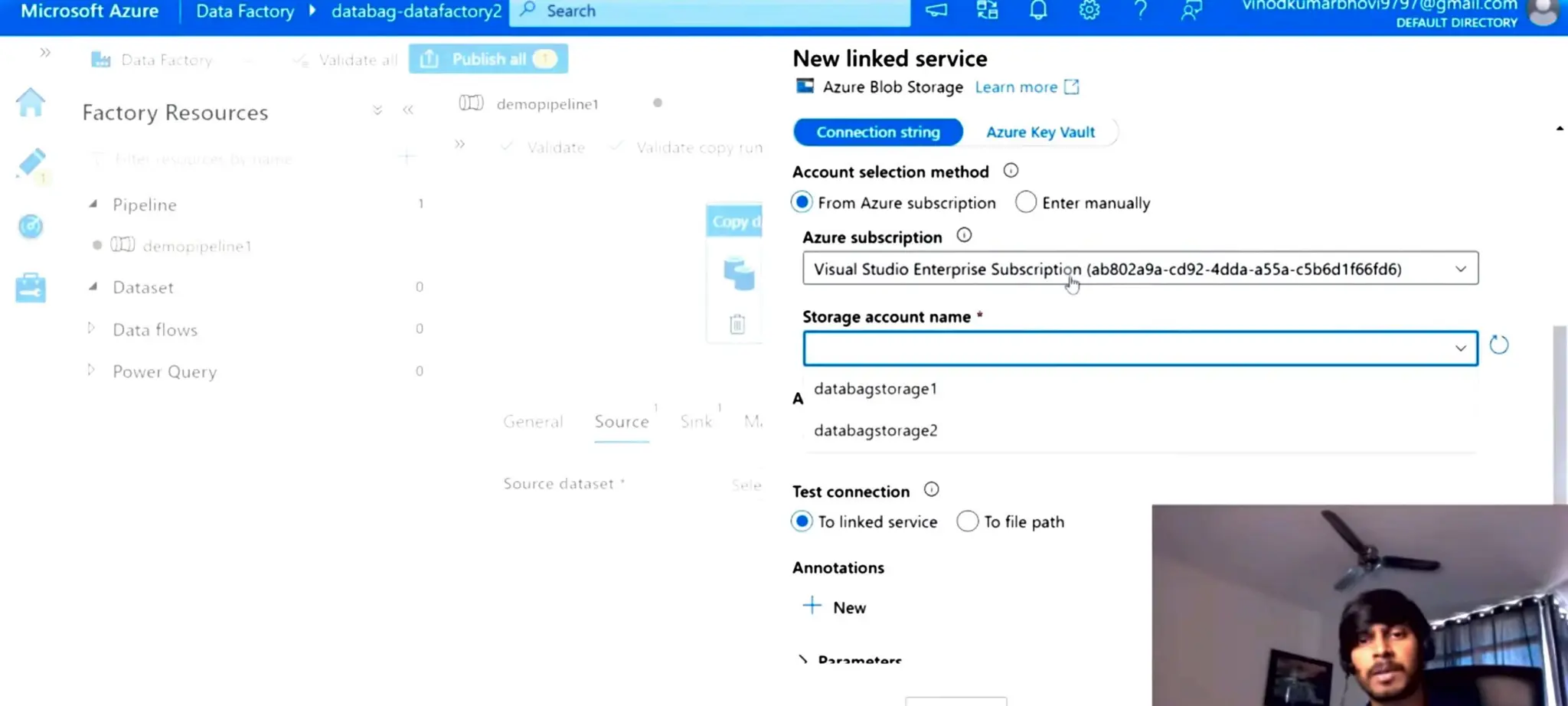 Azure Data factory notes for beginners in ETL