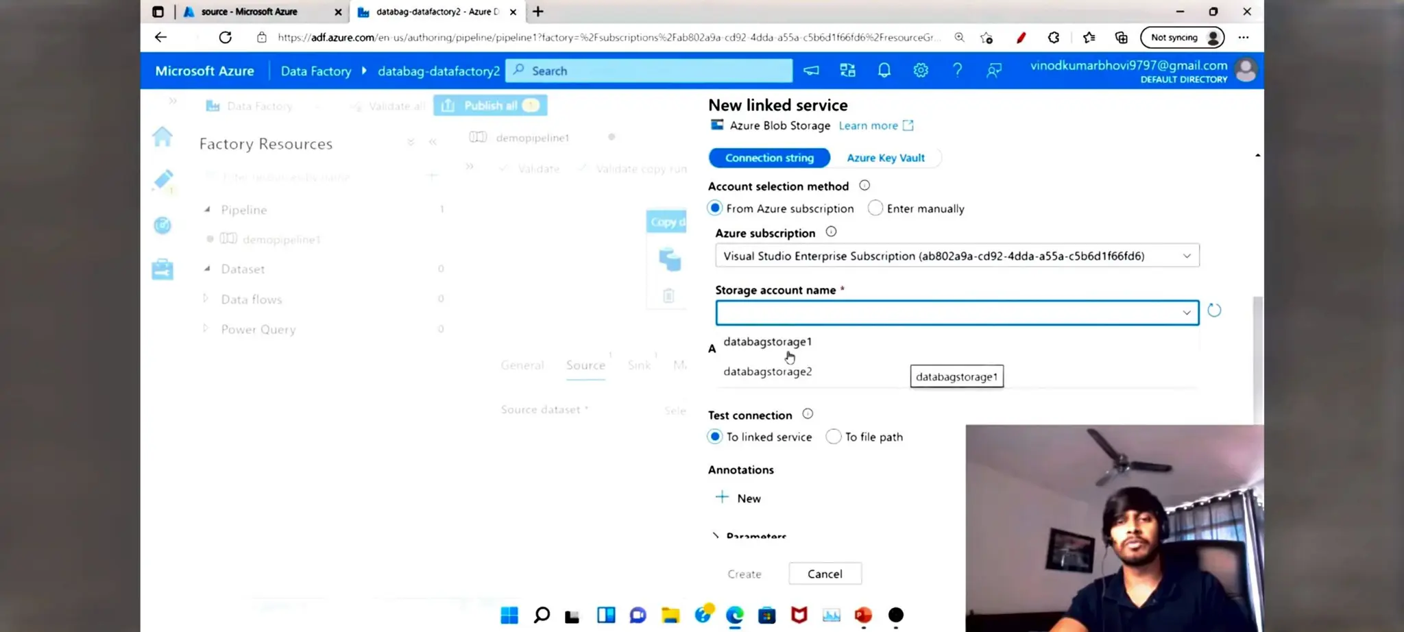 Azure Data factory notes for beginners in ETL