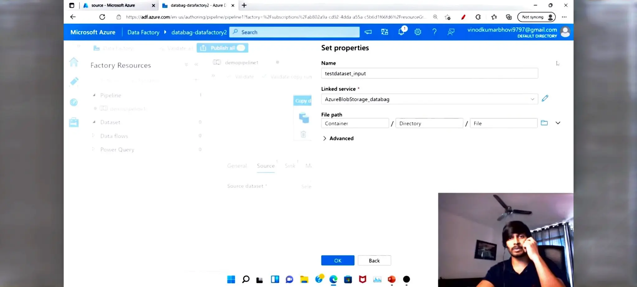Azure Data factory notes for beginners in ETL