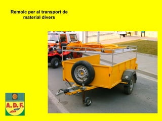 Remolc per al transport de material divers 