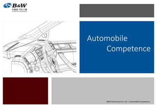 Seite 0
Automobile
Competence
B&W Automotive Co. Ltd. | Automobile Competence
 