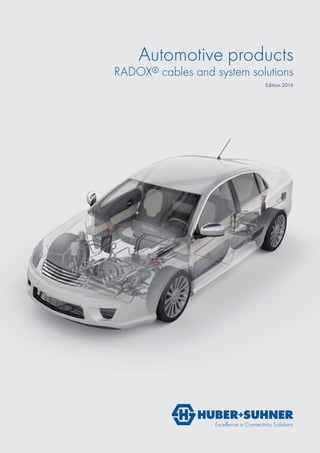 Automotive products
RADOX® cables and system solutions
Edition 2016
 