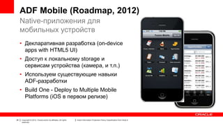 Oracle ADF для Java EE разработчика | PPTX