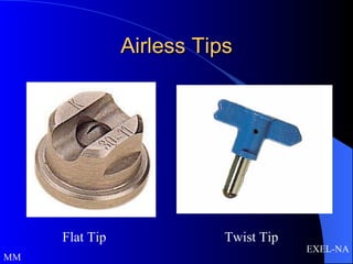 Airless Tips Flat Tip Twist Tip MM EXEL-NA 