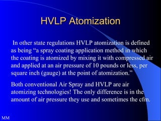 Hvlp Atomization Pattern Wood Finishing Training Program | PPT
