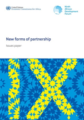 Issues paperNew forms of partnershipMarrakech,  