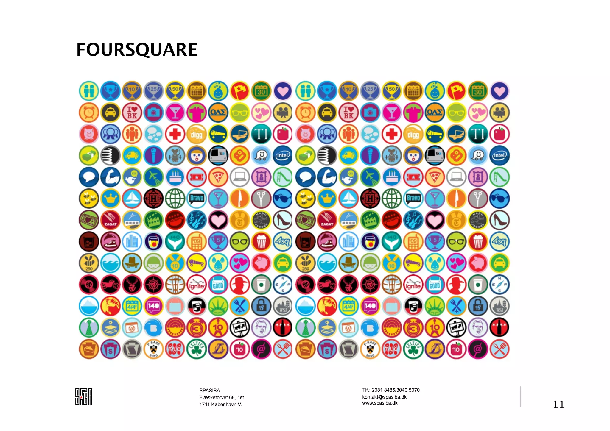 FOURSQUARE




             SPASIBA                Tlf.: 2081 8485/3040 5070
             Flæsketorvet 68, 1st   kontakt@spasiba.dk
             1711 København V.      www.spasiba.dk
                                                                11
 