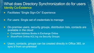 Identity Co-Existence
 