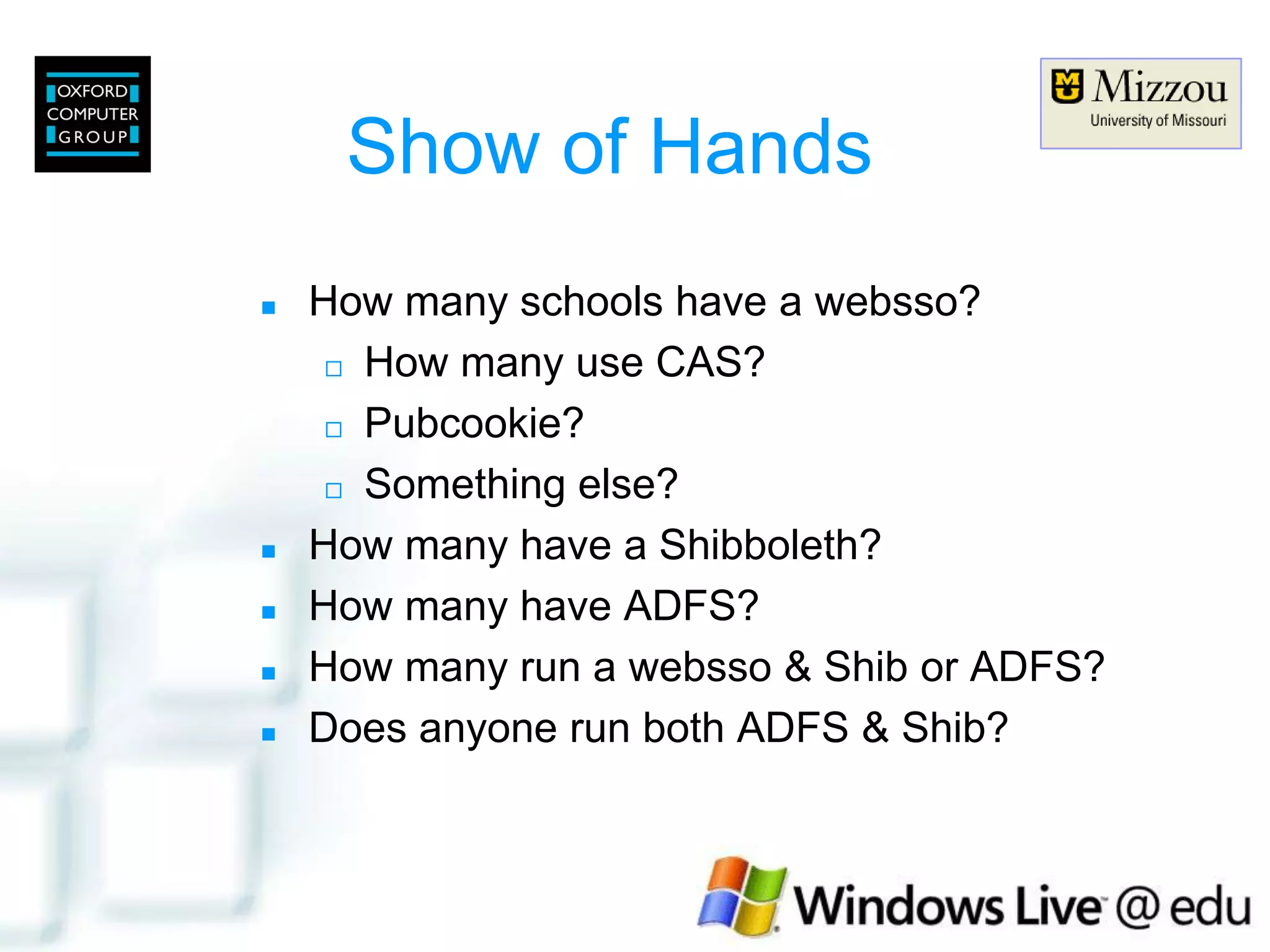 Adfs Shib Interop Um Oxford