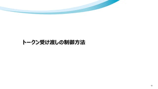 トークン受け渡しの制御方法
10
 