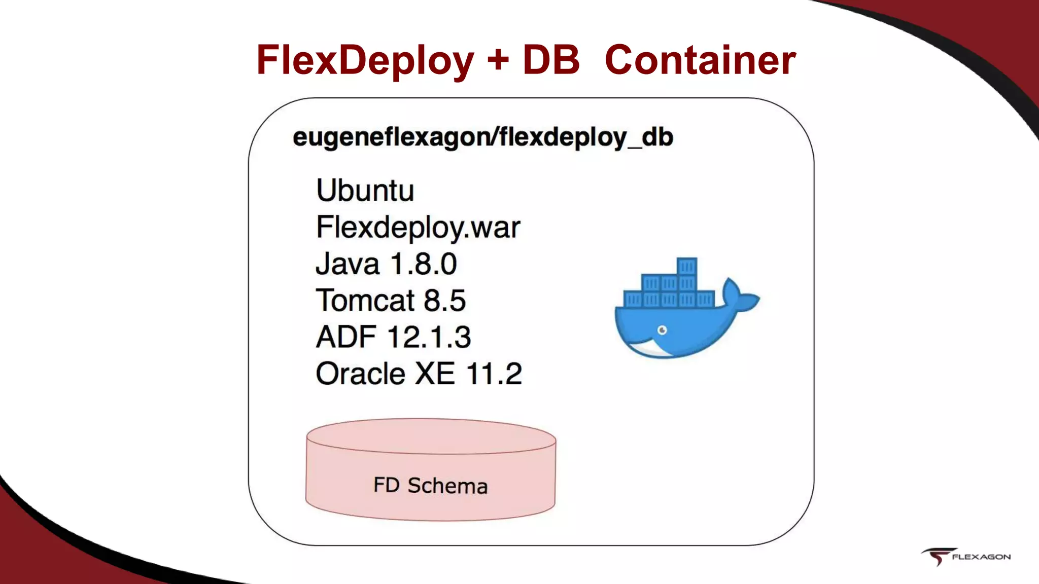 FlexDeploy + DB Container
 