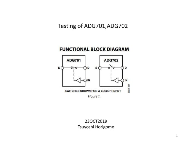 Testing of ADG701,ADG702 | PPTX