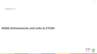 African Dairy Genetic Gains Project Overview