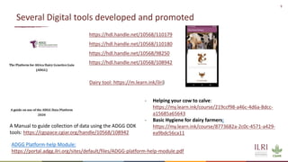 African Dairy Genetic Gains Project Overview