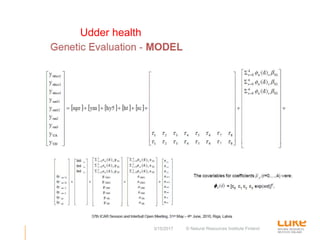 Performance recording and bull evaluation: Contrasting experiences