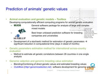 Performance recording and bull evaluation: Contrasting experiences