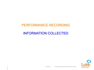 Performance recording and bull evaluation: Contrasting experiences