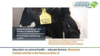 Public Private Partnership for Artificial Insemination (PAID): More productive cows 