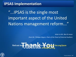 IPSAS Presentation to AG Senior Managers | PPT