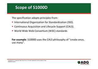 S1000d Example.pdf ADG S1000D Series - Introduction to ASD S1000D | PDF