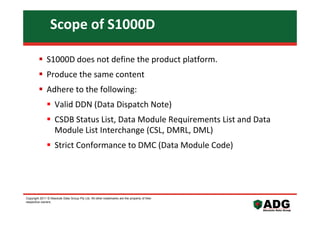 ADG S1000D Series - Introduction to ASD S1000D | PDF | Business ...