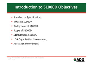 ADG S1000D Series - Introduction to ASD S1000D | PDF