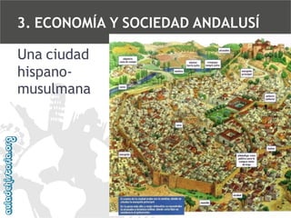 3. ECONOMÍA Y SOCIEDAD ANDALUSÍ
Una ciudad
hispanomusulmana

 