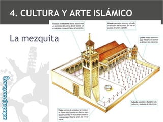 4. CULTURA Y ARTE ISLÁMICO
La mezquita

 