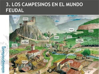 3. LOS CAMPESINOS EN EL MUNDO
FEUDAL

 