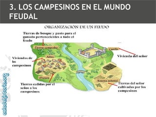 3. LOS CAMPESINOS EN EL MUNDO
FEUDAL

 
