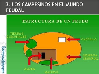 3. LOS CAMPESINOS EN EL MUNDO
FEUDAL

 