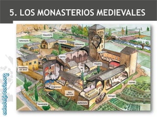 5. LOS MONASTERIOS MEDIEVALES

 