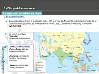 3.- El imperialismo europeo
Las huellas o consecuencias del imperialismo
1. La explotación económica

Los‫‏‬europeos‫‏‬pra...