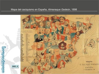 Mapa del caciquismo en España, Almanaque Gedeón, 1898

DOC. 5

 