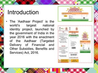The Aadhaar Act, 2016 | PDF