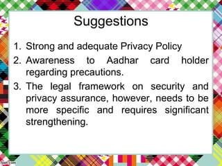 The Aadhaar Act, 2016 | PDF