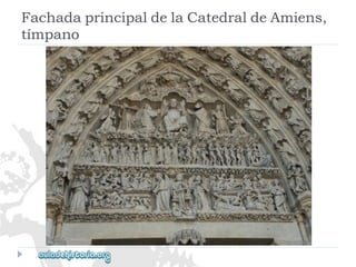 FachadaprincipaldelaCatedraldeAmiens, 
tímpano  