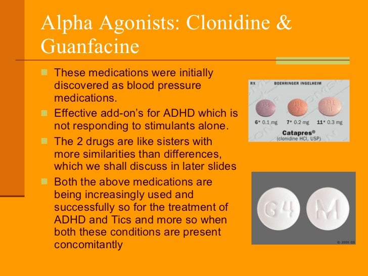clonidine to treat adhd in children