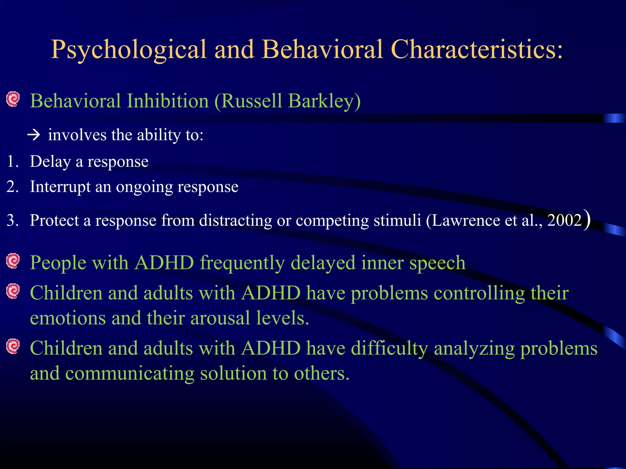 Attention Deficit Hyperactivity Disorder (ADHD) | PPT