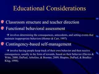 Attention Deficit Hyperactivity Disorder (ADHD) | PPT