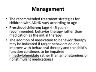 ADHD - Attention deficit hyperactivity disorder | PPTX