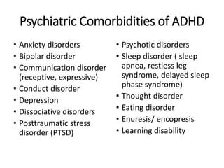 ADHD - Attention deficit hyperactivity disorder | PPTX