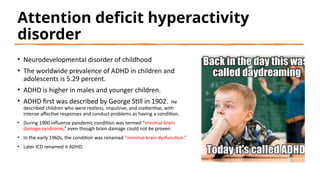 Comprehensive Overview of Attention Deficit Hyperactivity Disorder ...