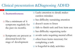 Comprehensive Pharmacotherapy and Management of ADHD in Children and ...