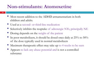Comprehensive Pharmacotherapy and Management of ADHD in Children and ...