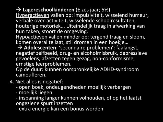 ADHD: modeverschijnsel of realiteit | PPT