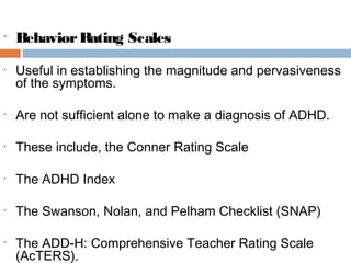 Snapscale Adhd ADHD recent by dr.shareq | PPT