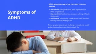 ADHD Assessment and Therapy .pptx